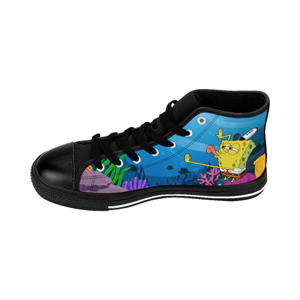 Spongebob Square High Top Shoes Sneakers