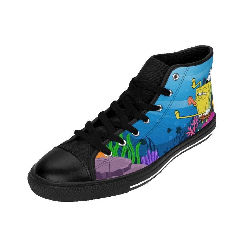 Spongebob Square High Top Shoes Sneakers