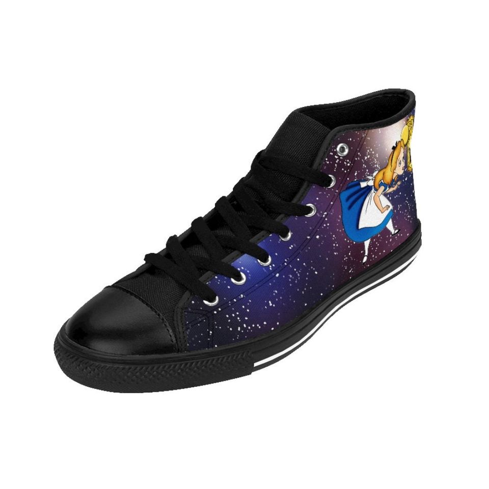 Alice In Wonderland Galaxy High Top Shoes Sneakers
