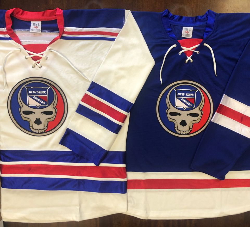 Rangers Steal Your Face Custom Hockey Jerseys - Order Any Quantity