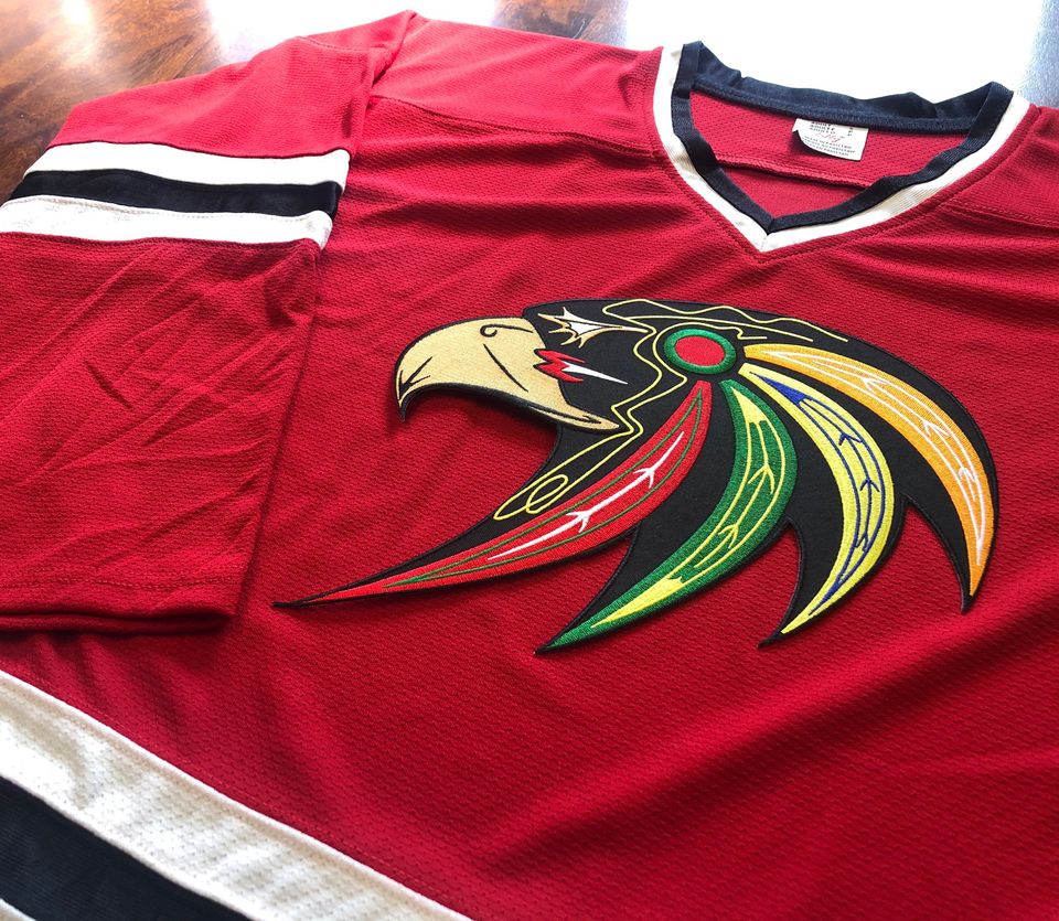 Hockey Jerseys with Hawk Crest - We Customize with Player Name and Number