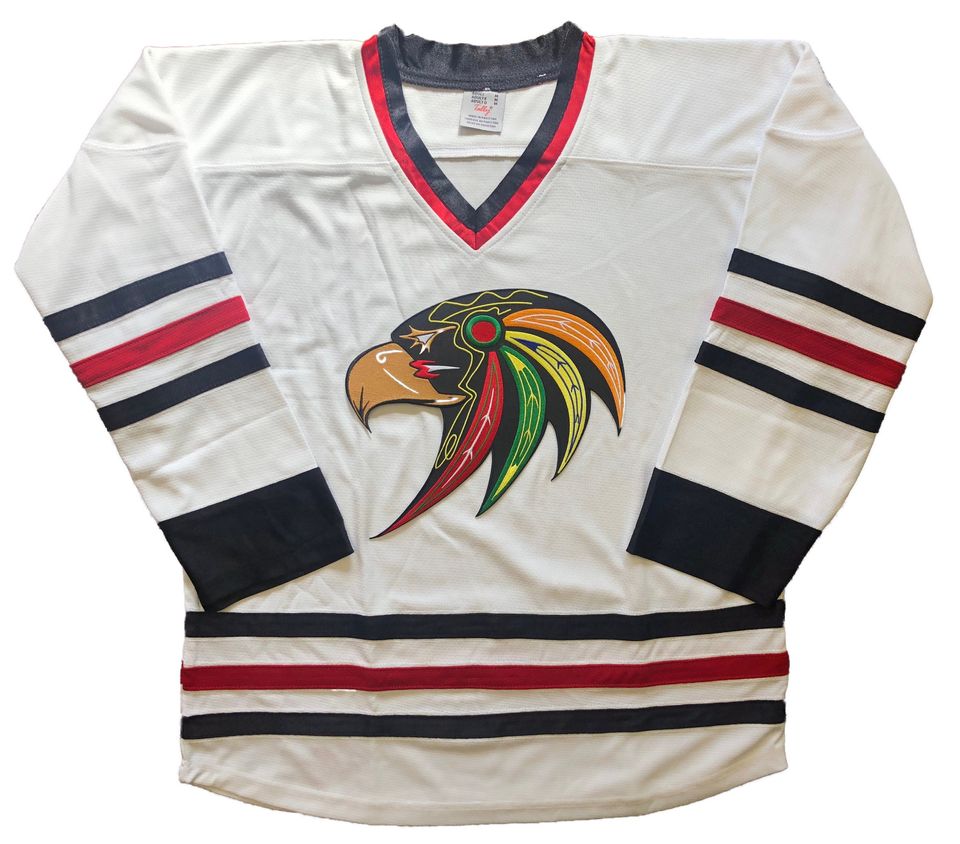 Hockey Jerseys with Hawk Crest - We Customize with Player Name and Number