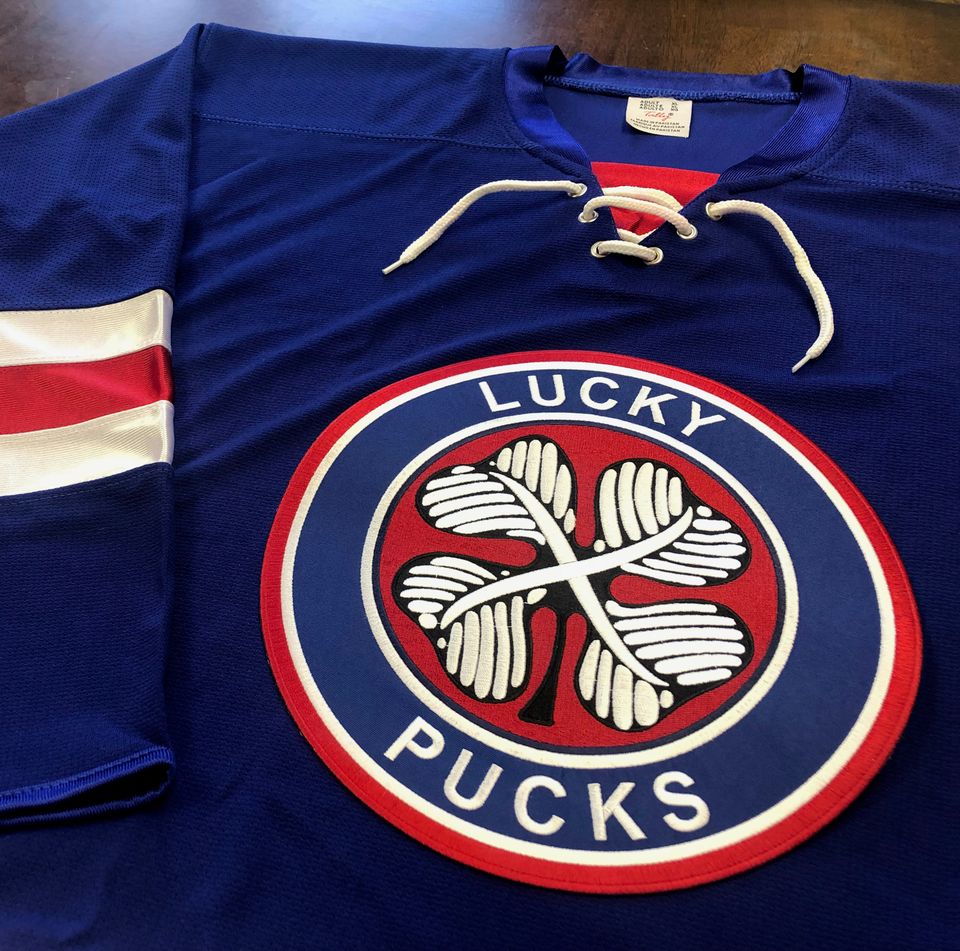 Lucky Pucks Hockey Jerseys - Order Any Quantity