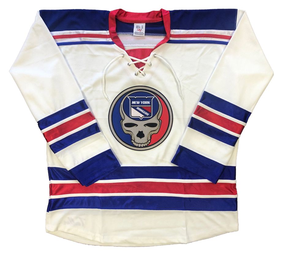 Rangers Steal Your Face Custom Hockey Jerseys - Order Any Quantity