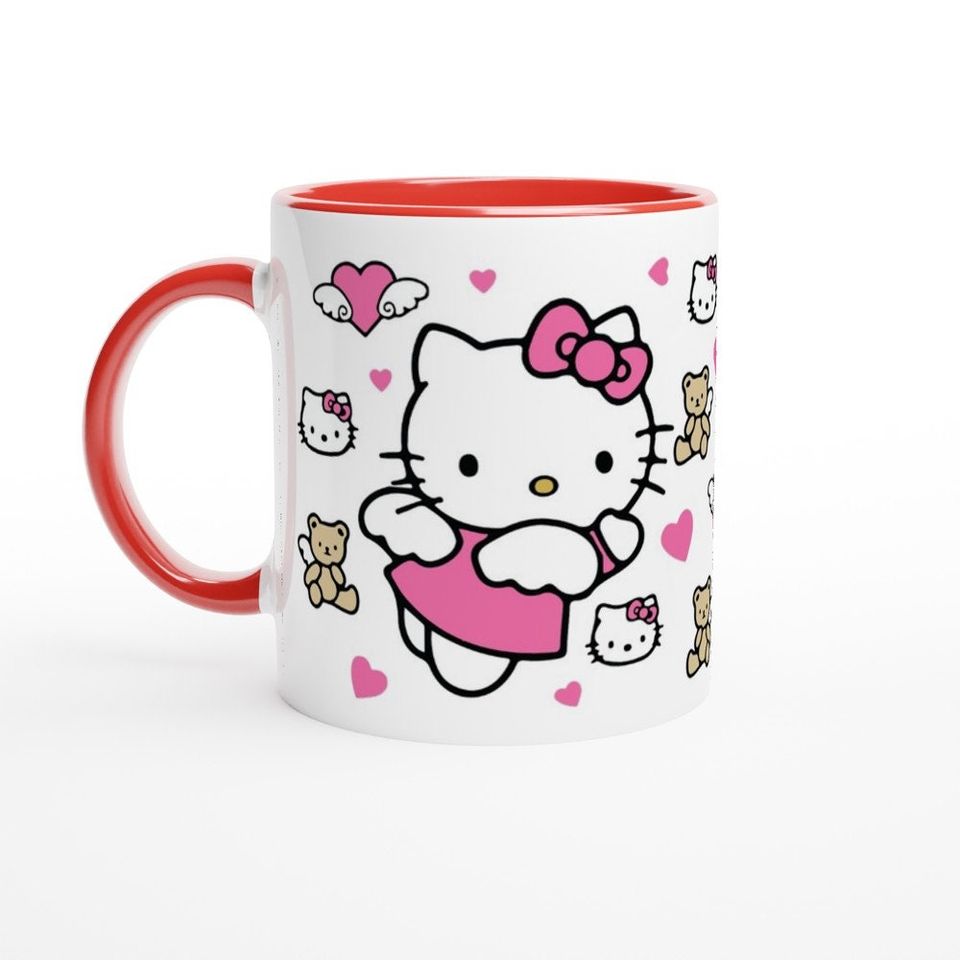 Hello Kitty with Hearts Coffee Mug