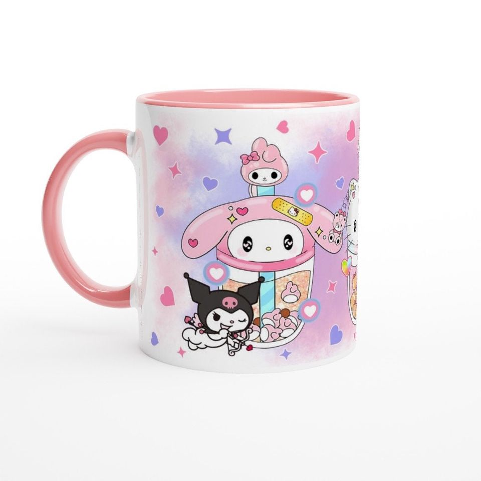 Cute Hello Kitty and Friends Kuromi Coffee Mug