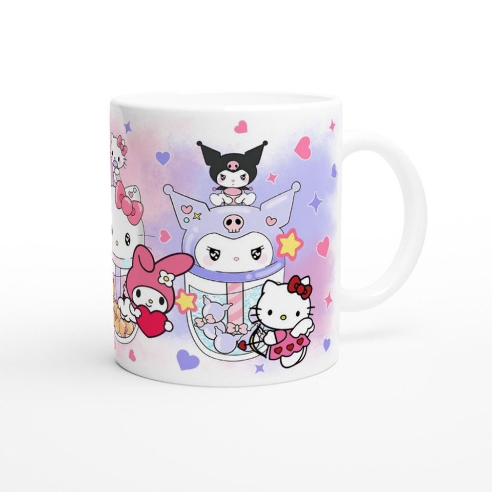 Cute Hello Kitty and Friends Kuromi Coffee Mug
