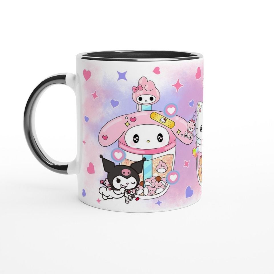 Cute Hello Kitty and Friends Kuromi Coffee Mug