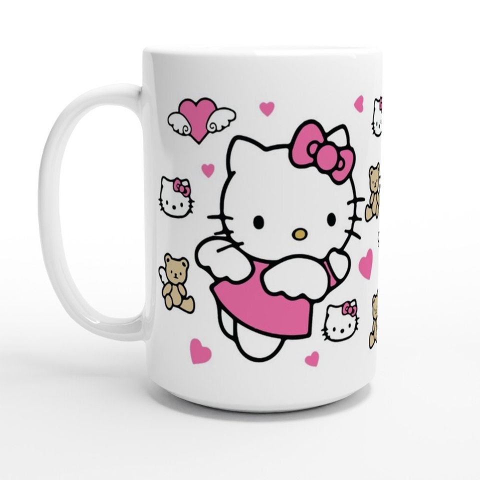 Hello Kitty with Hearts Coffee Mug