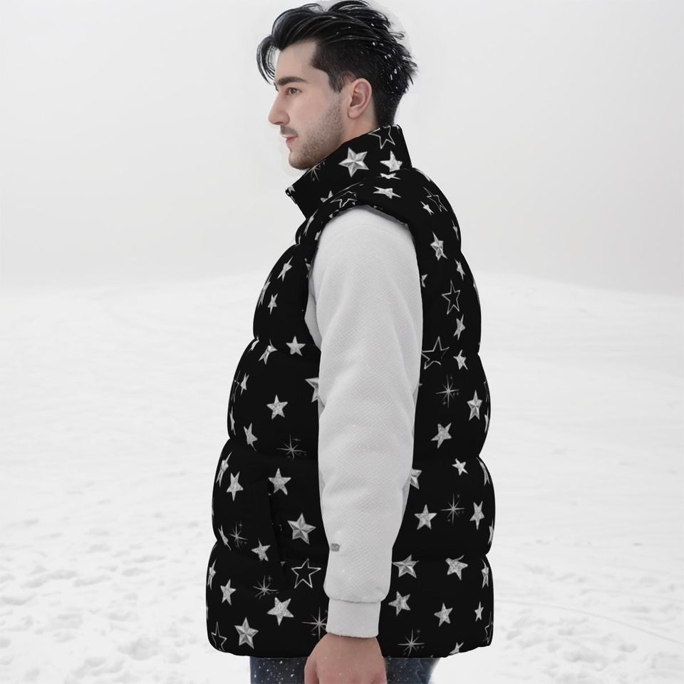 Stars Sleeveless Jacket | Winter Clothing | Gift Ideas