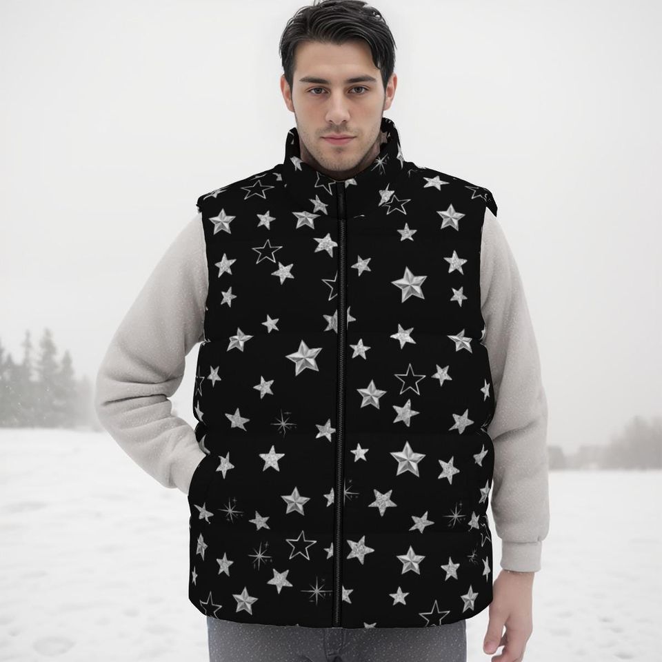 Stars Sleeveless Jacket | Winter Clothing | Gift Ideas