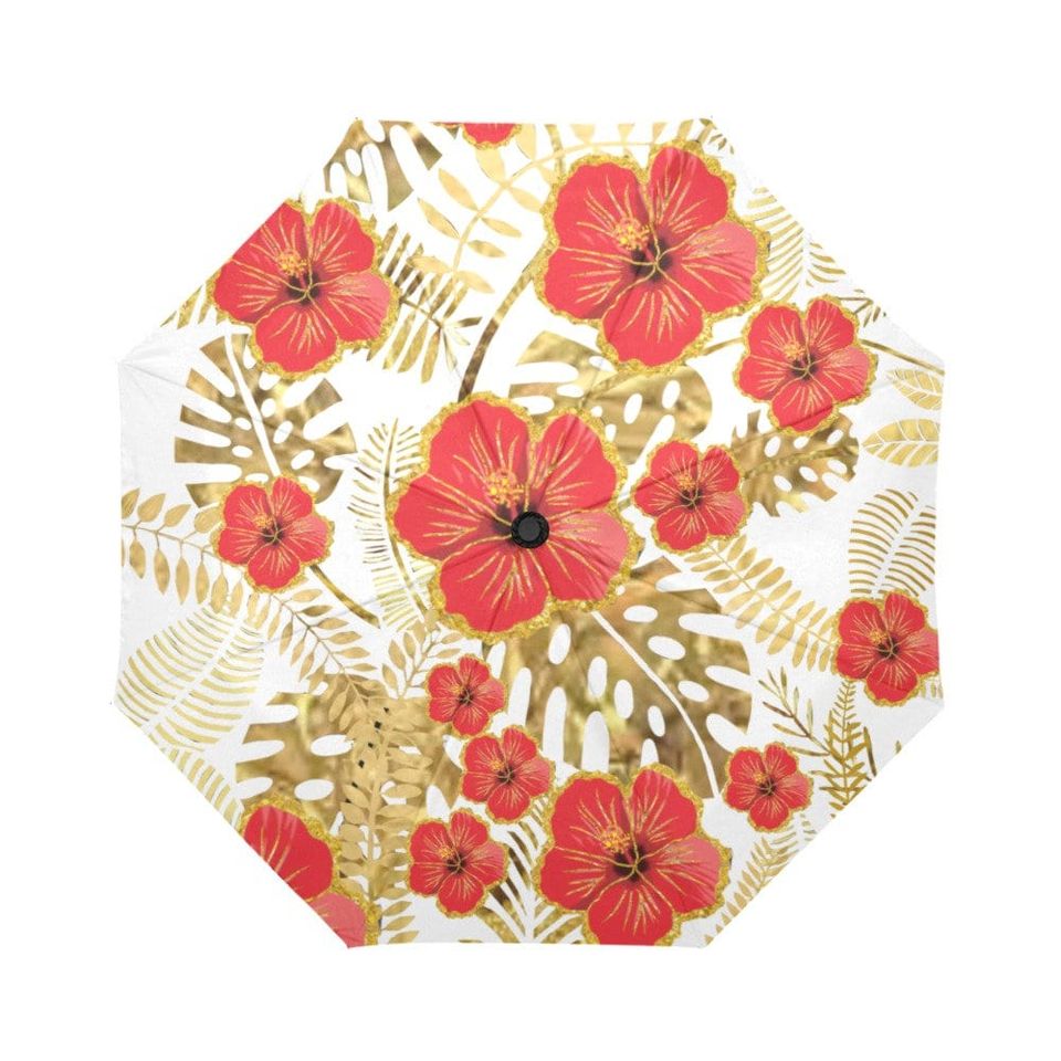Floral Tropical Flower Umbrella