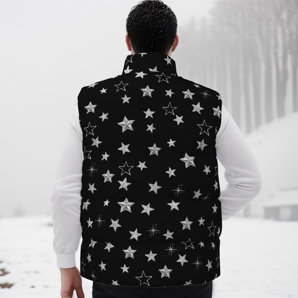 Stars Sleeveless Jacket | Winter Clothing | Gift Ideas