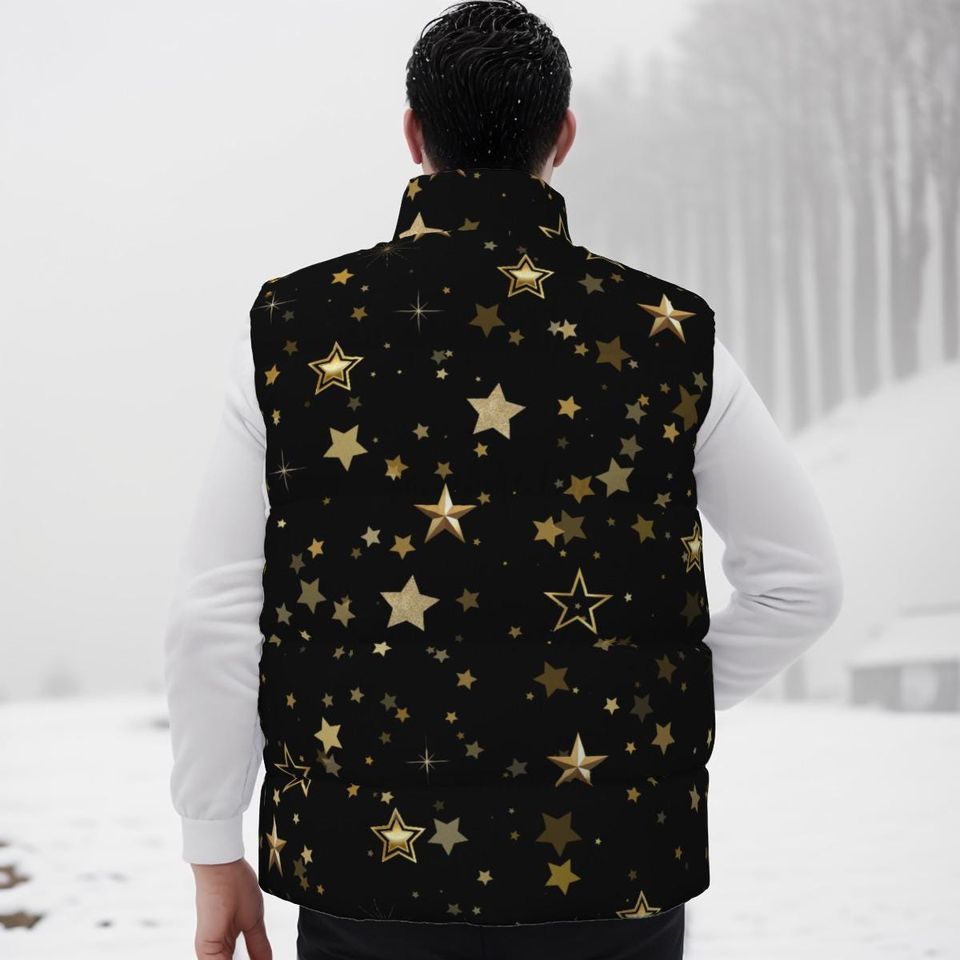 Stars Sleeveless Jacket | Winter Clothing | Gift Ideas