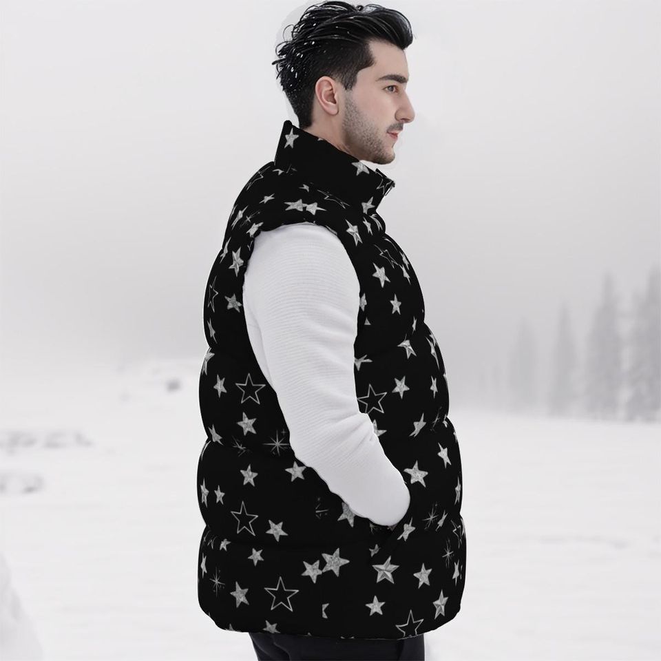 Stars Sleeveless Jacket | Winter Clothing | Gift Ideas