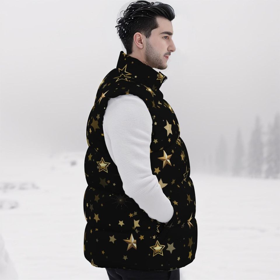Stars Sleeveless Jacket | Winter Clothing | Gift Ideas