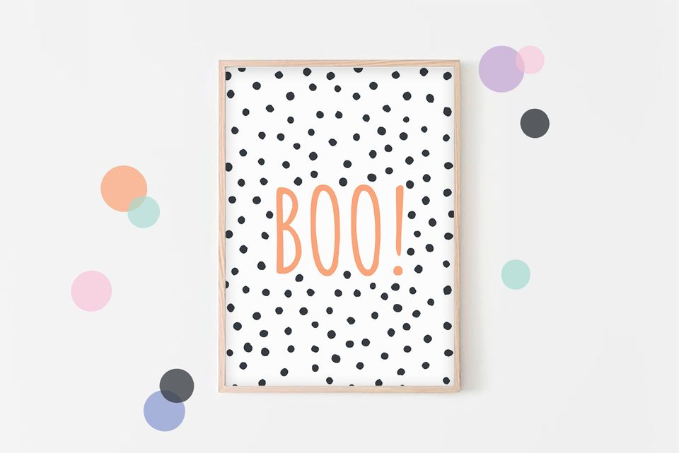 Boo! -  Halloween Decor, Poster Print, Wall Art