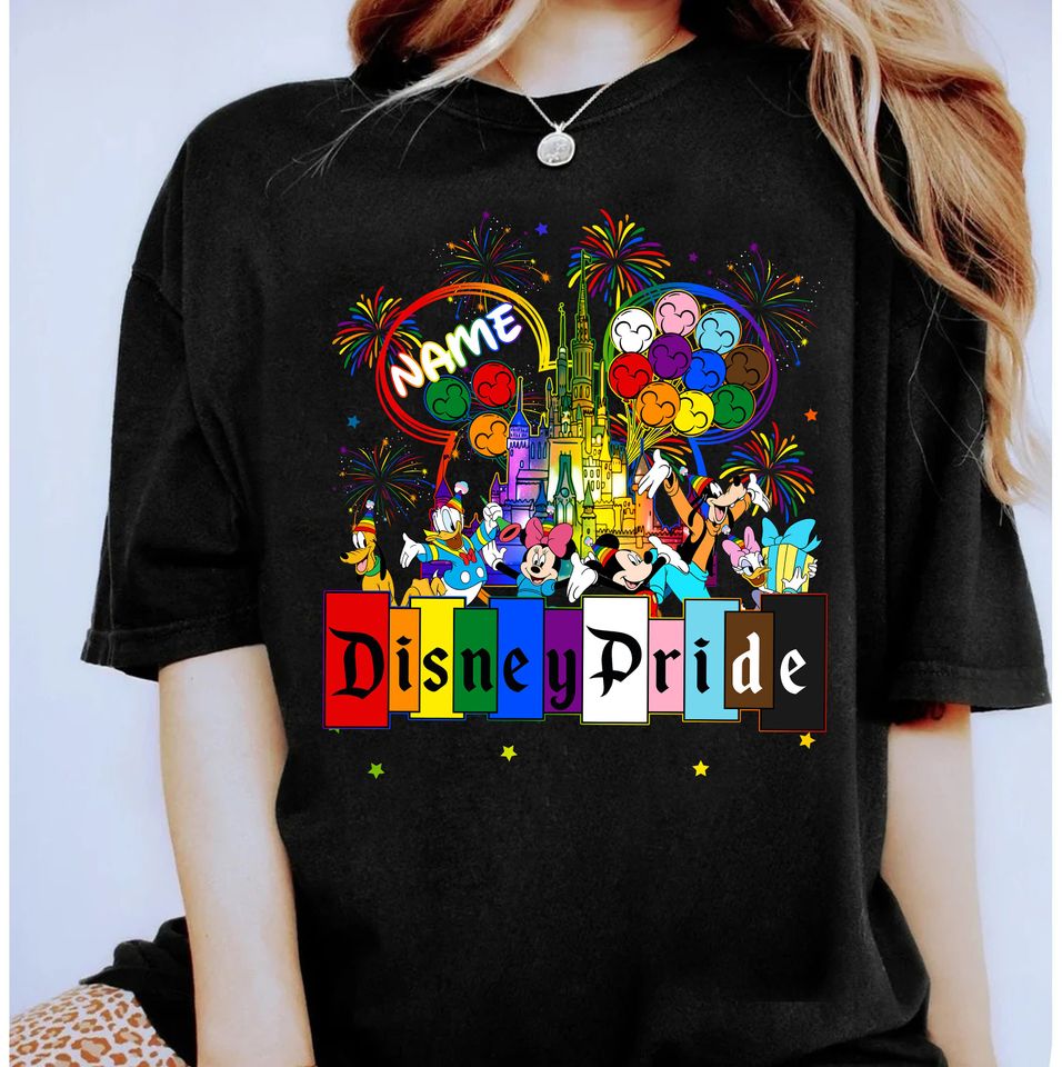 Personalized Mickey and Friends LGBT Disney Pride Month 2024 Shirt