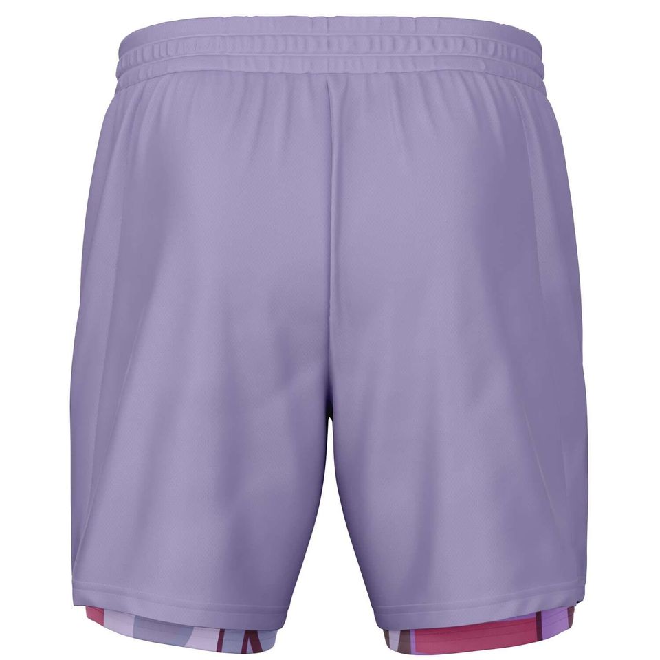 Basketball Premium Shorts - Purple Athletic Shorts Workout Shorts, Track Training Shorts, Great Basketball Gift -"Zone" by Duntalk