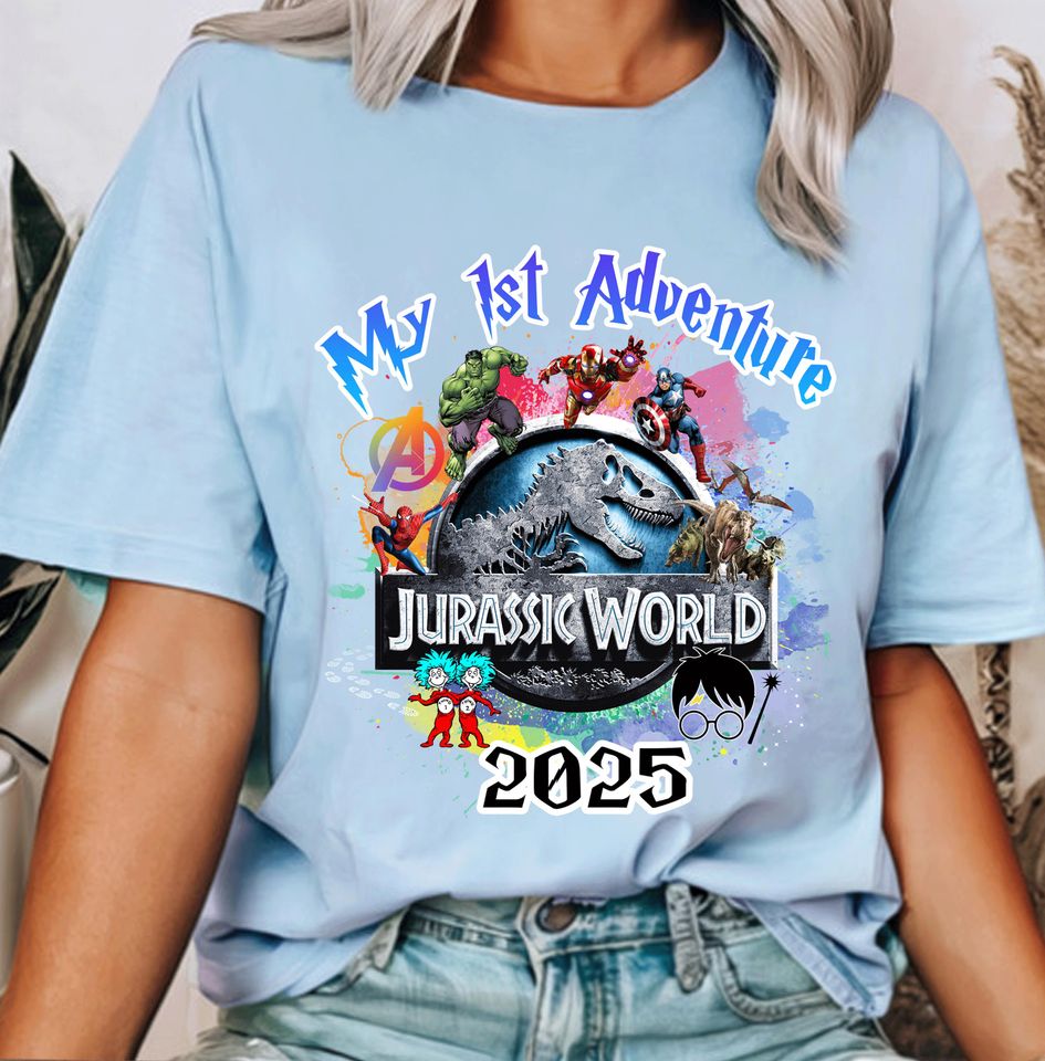 Custom Universal Studios 2025 Family Vacation T-Shirt