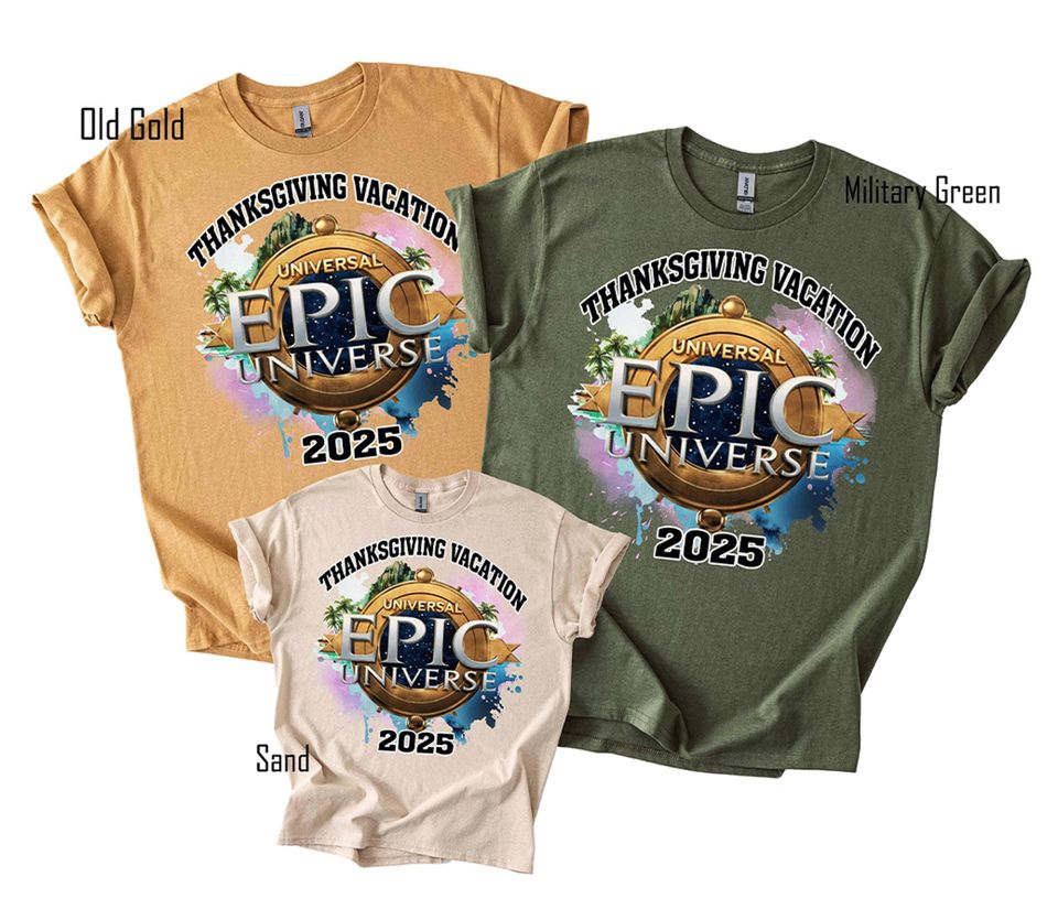 Custom Epic Universe Family Vacation Shirts