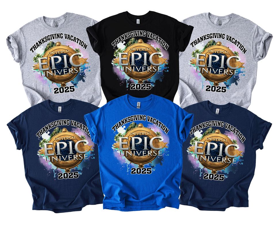 Custom Epic Universe Family Vacation Shirts