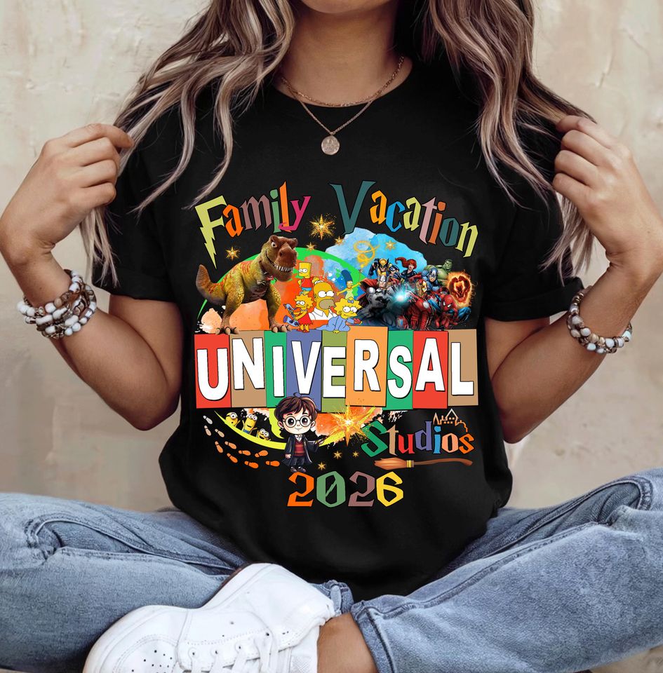 Universal Studios Family Vacation T-Shirt: Group Trip 2026