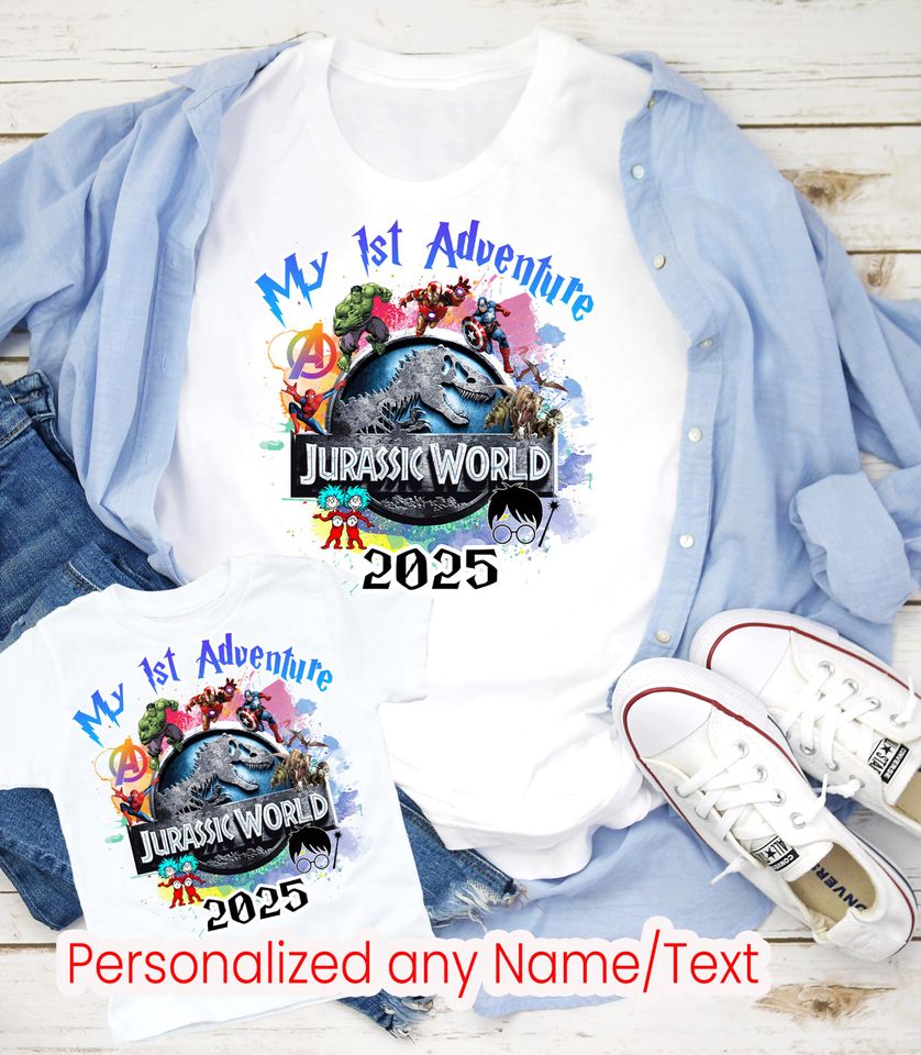 Custom Universal Studios 2025 Family Vacation T-Shirt