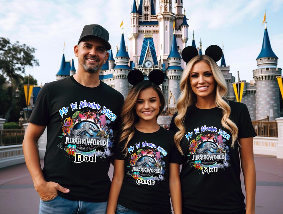 Custom Universal Studios 2025 Family Vacation T-Shirt