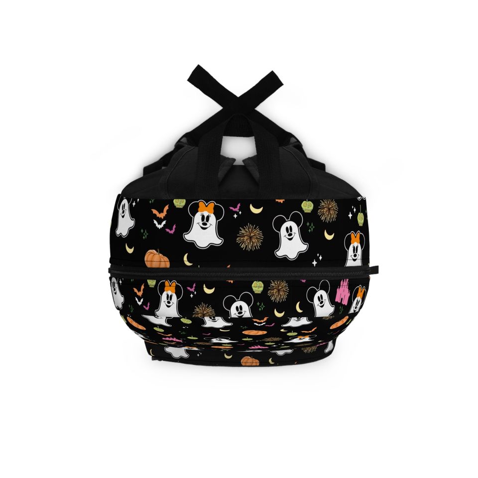 Magical Mouse Ghost Poison Apple Spooky Backpack, Kids Cartoon Backpack, Adult Backpack, Theme Park Bag