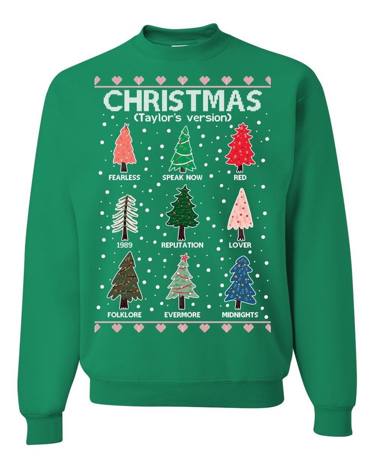 Ugly Christmas Sweater Christmas Taylo version Unisex Sweatshirt