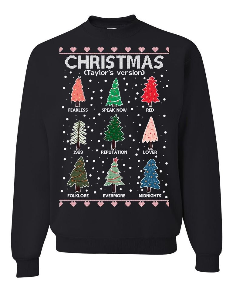 Ugly Christmas Sweater Christmas Taylo version Unisex Sweatshirt