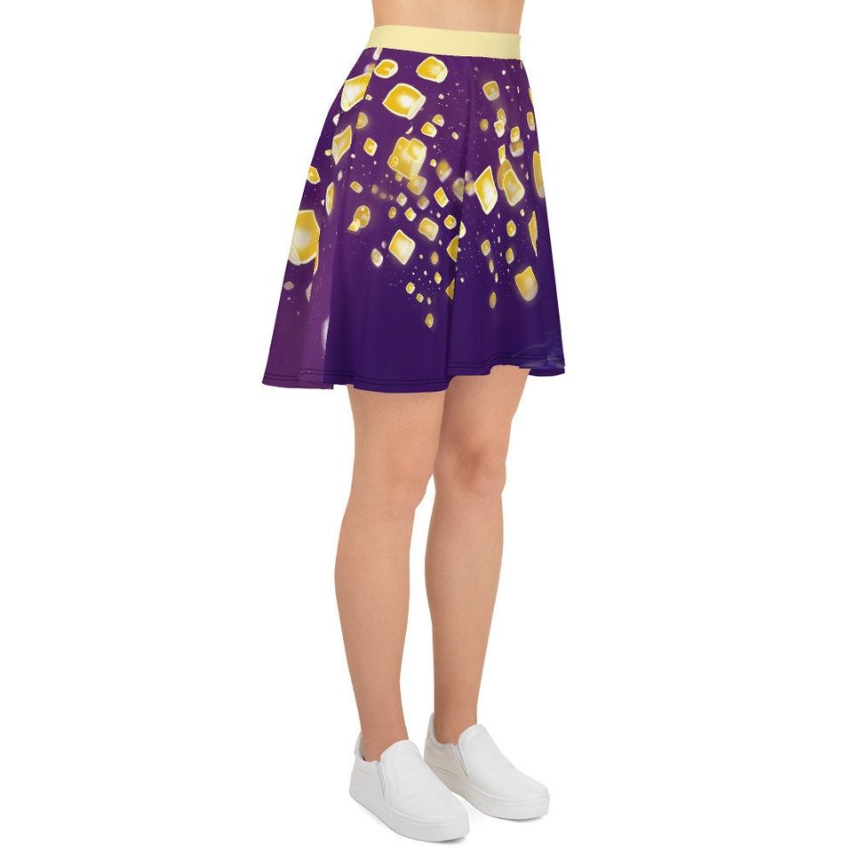 Tangled Rapunzel skirt, Floating lights skirt