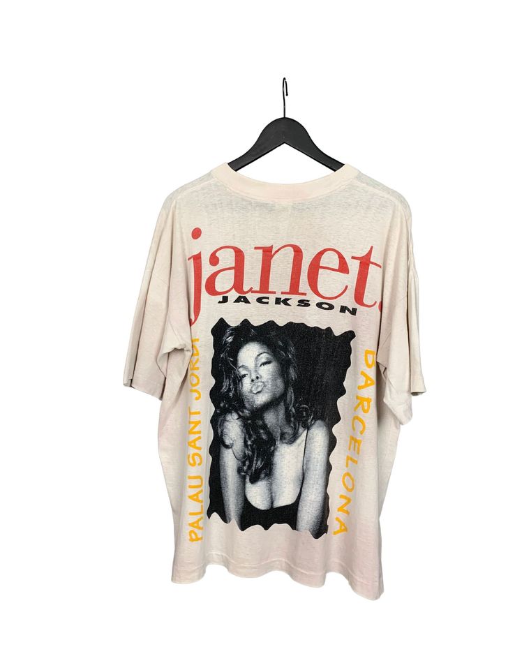 JANET JACKSON 90s Rap Style Vintage Bootleg T-Shirt
