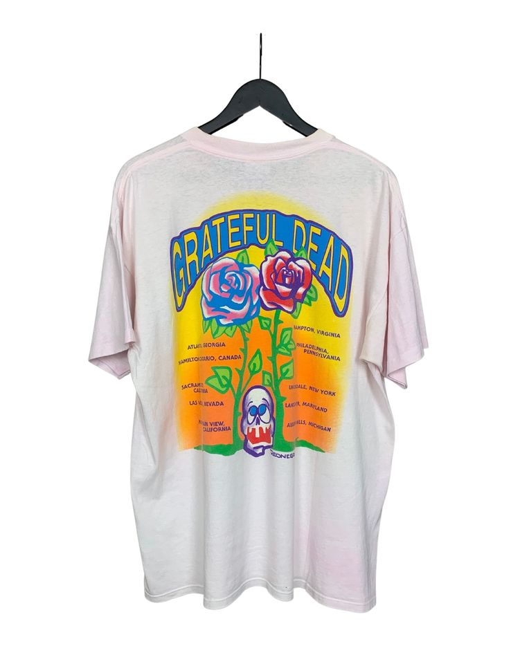 GRATEFUL DEAD 1992 Spring Tour Vintage T-Shirt