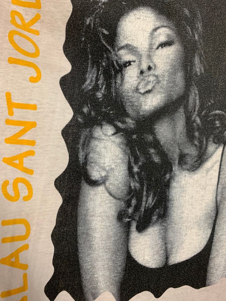 JANET JACKSON 90s Rap Style Vintage Bootleg T-Shirt
