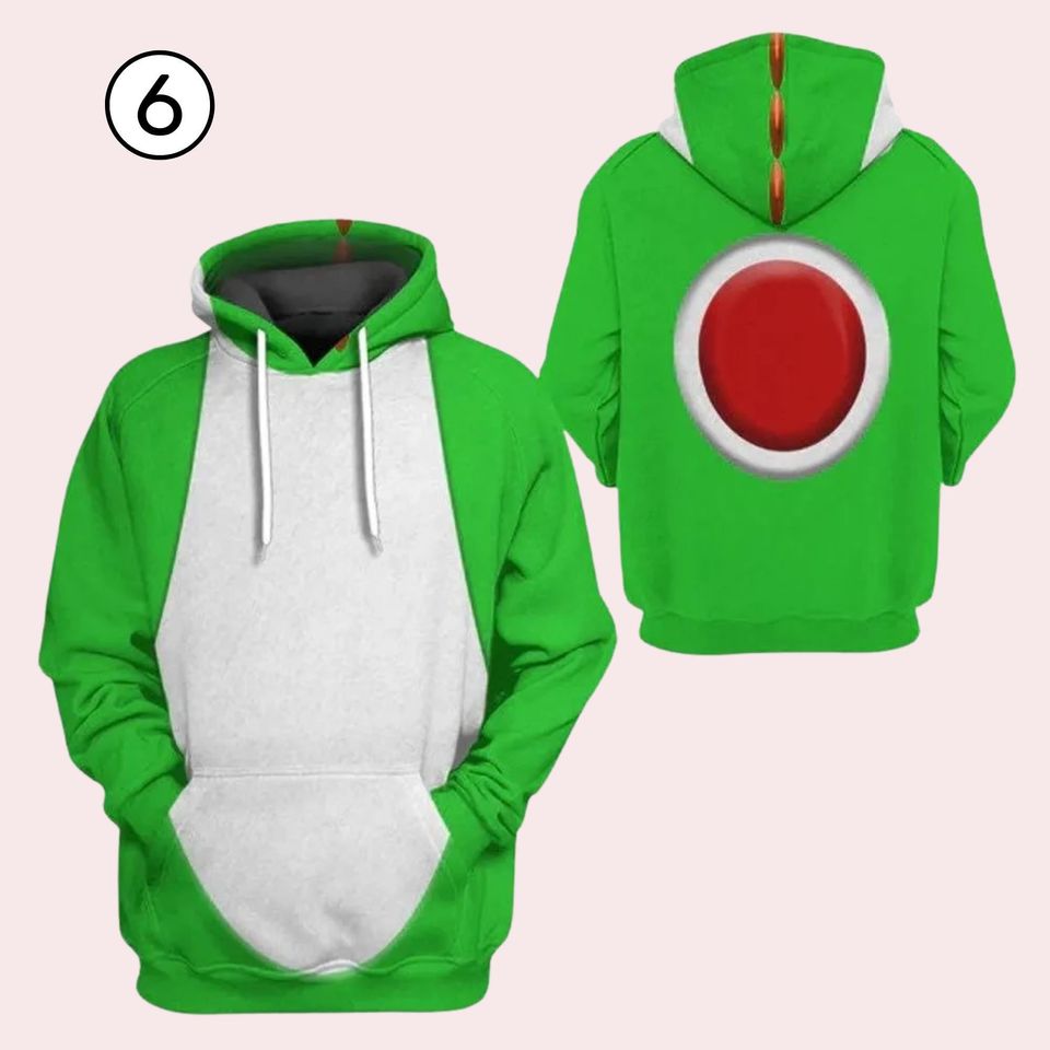 3D Game Cosplay Hoodie: Matching Family Halloween Costume