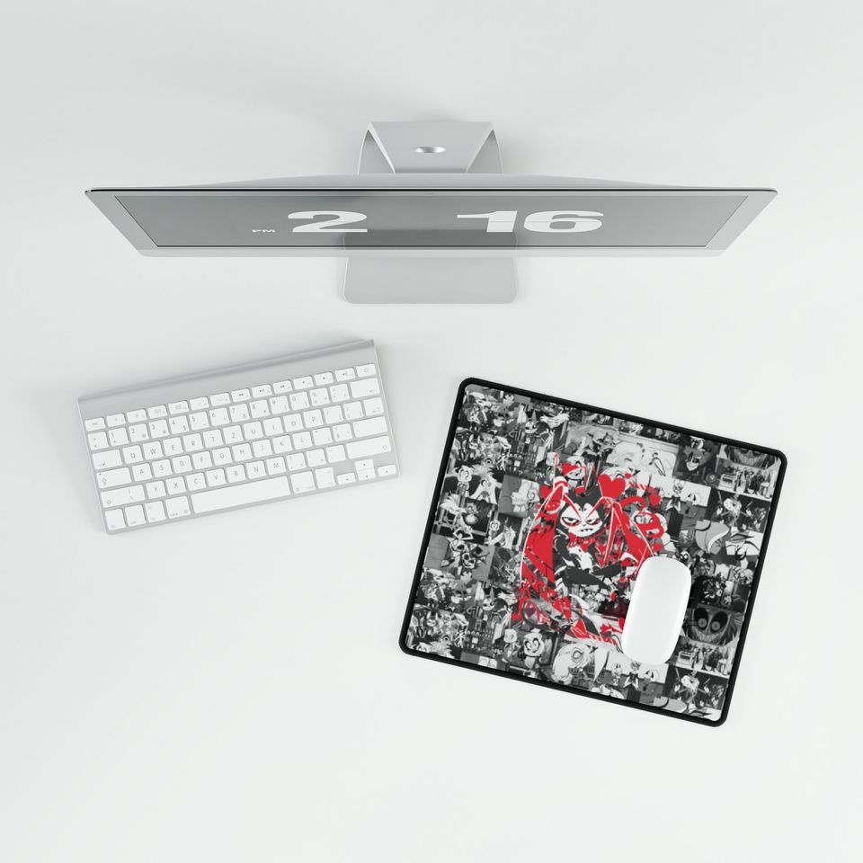 Husk Hazbin Hotel Desk Mat, Hazbin Hotel Decor