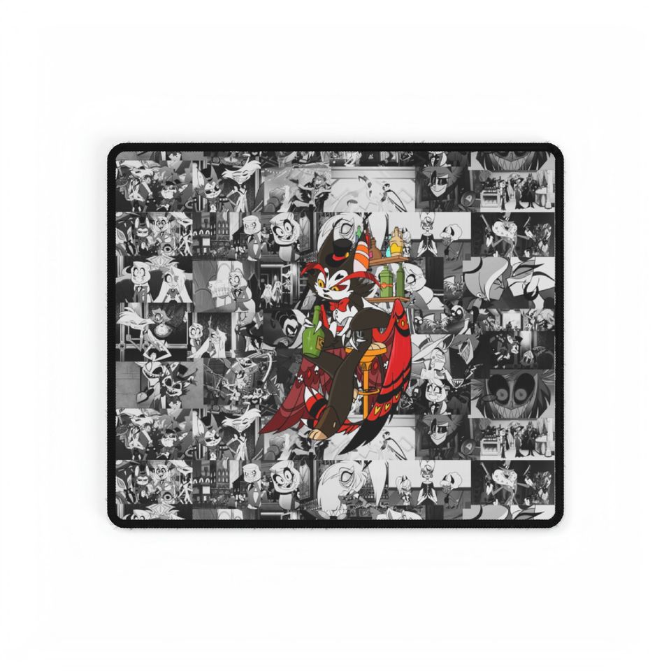 Husk Hazbin Hotel Desk Mat, Hazbin Hotel Decor