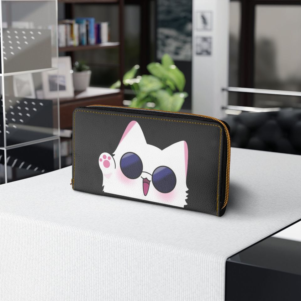 Cat Leather Wallet | Women Wallet | Gift For Women