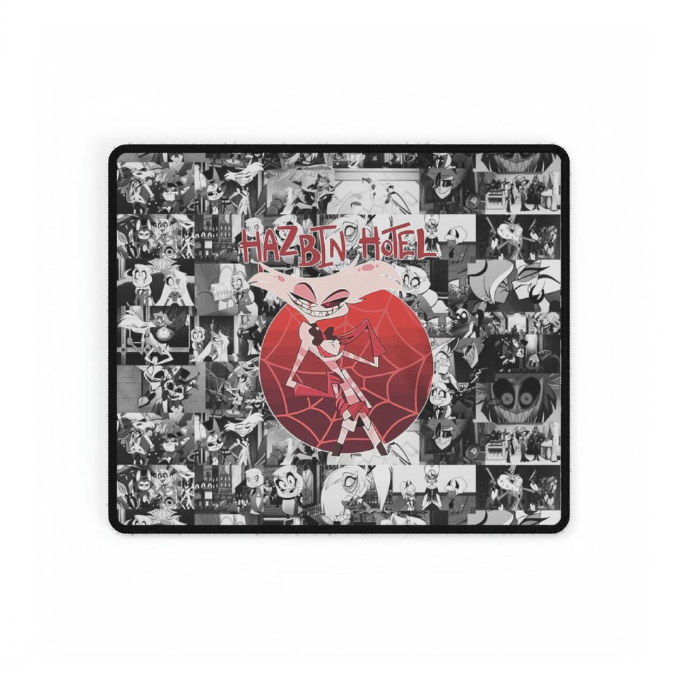 Angel Hazbin Hotel Desk Mat, Hazbin Hotel Decor