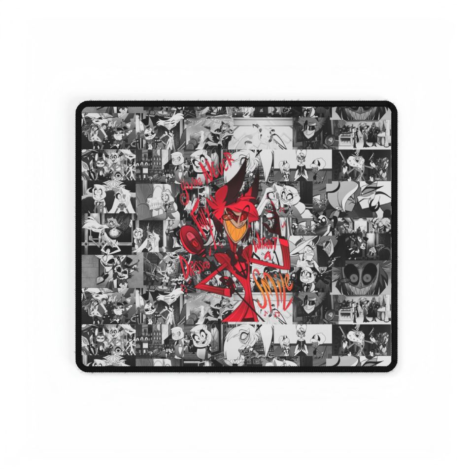Alastor Hazbin Hotel Desk Mat, Hazbin Hotel Decor