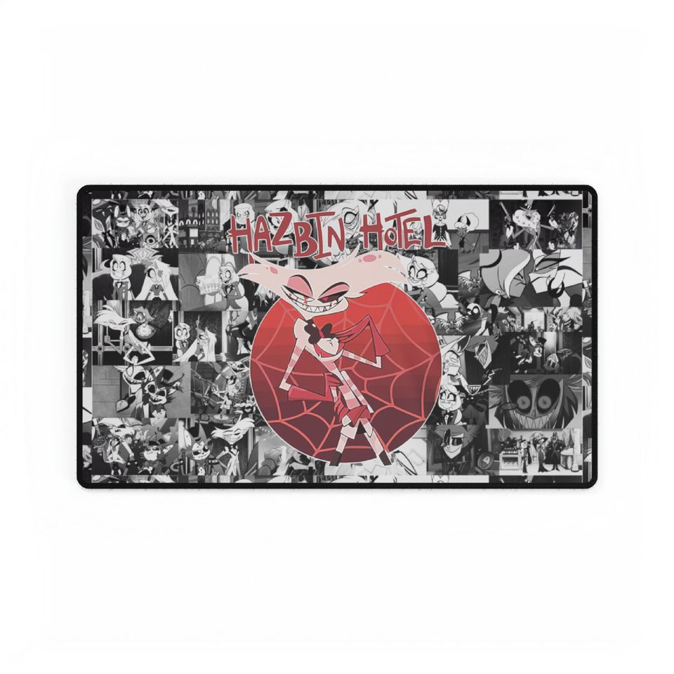 Angel Hazbin Hotel Desk Mat, Hazbin Hotel Decor