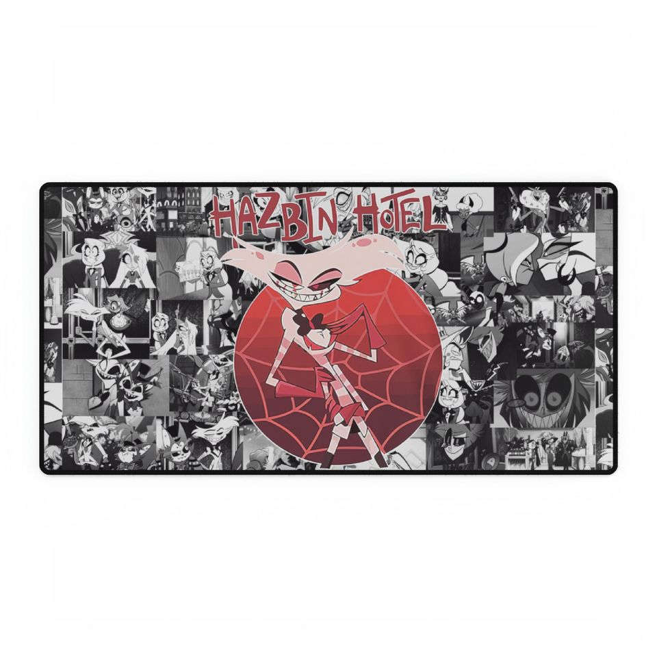 Angel Hazbin Hotel Desk Mat, Hazbin Hotel Decor