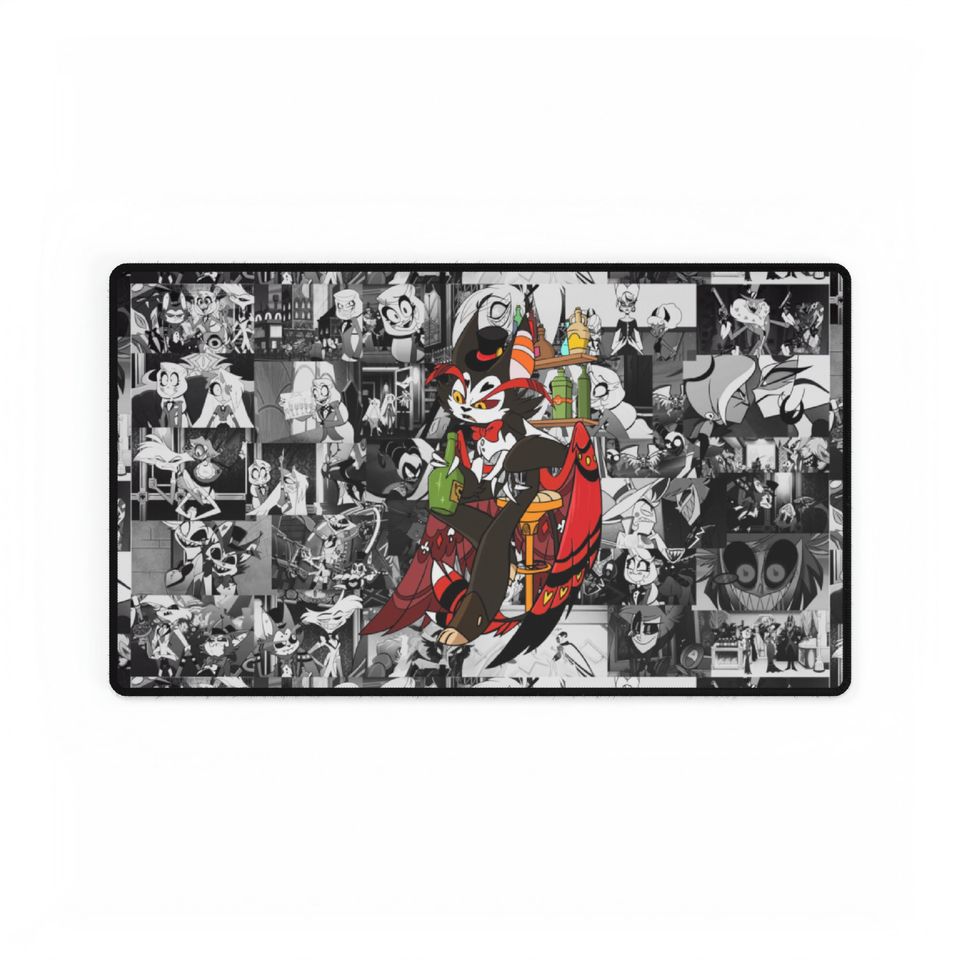 Husk Hazbin Hotel Desk Mat, Hazbin Hotel Decor