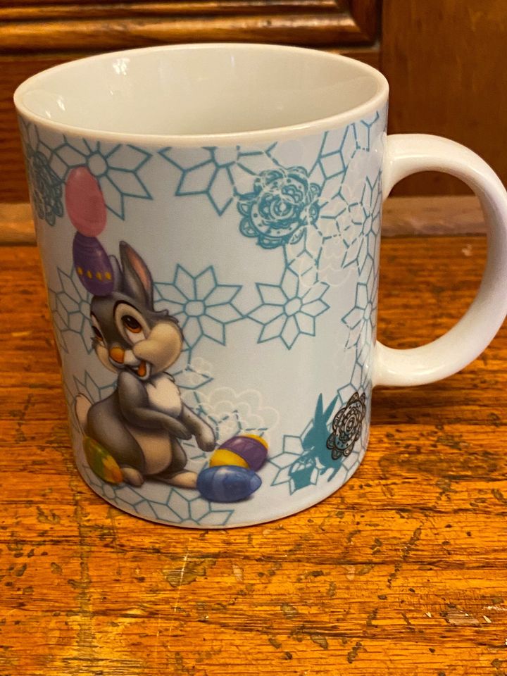 Vintage Set of 2 Disney Its Spring Bambi Thumper Easter Mug