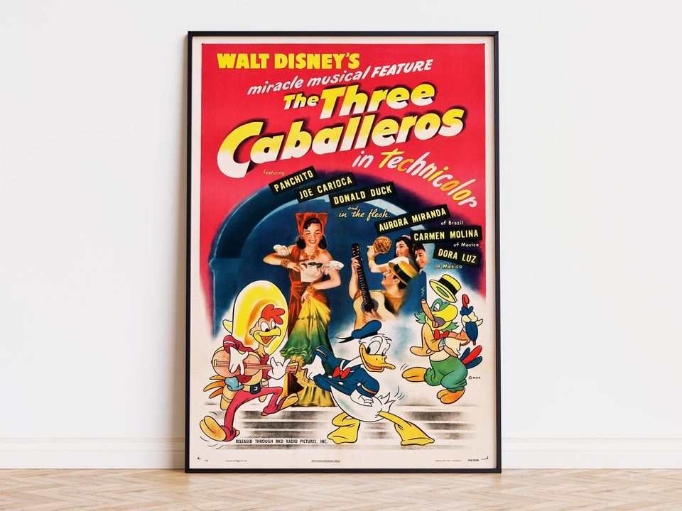 The Three Caballeros - Movie Poster