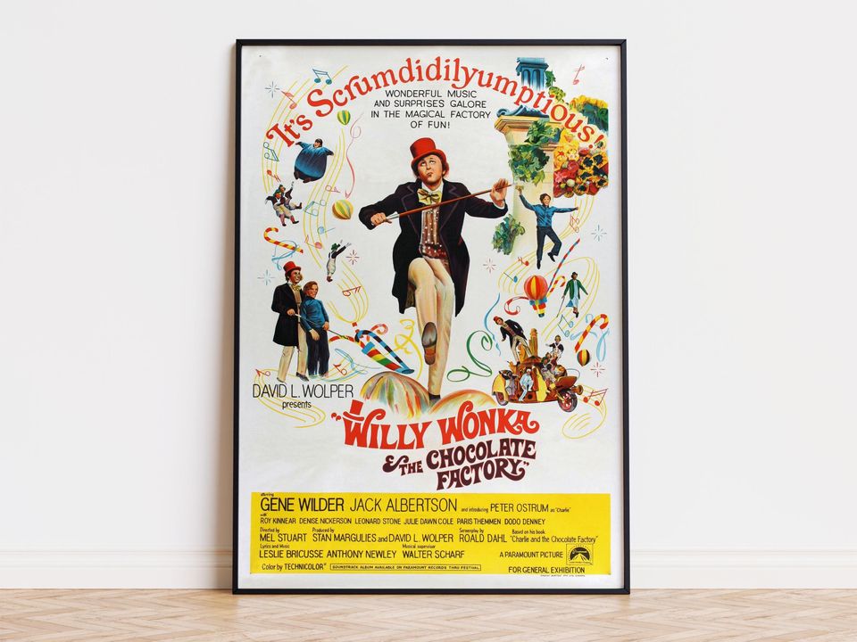 Willy Wonka & the Chocolate Factory - Movie Poster