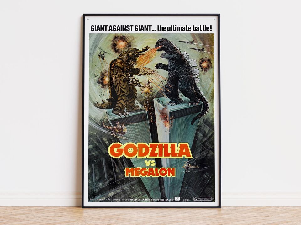 god zilla vs. Megalon - Movie Poster