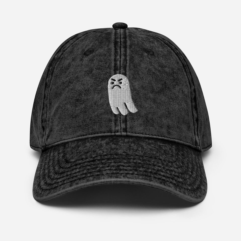 Grumpy Ghost Vintage Cotton Twill Cap / Sid Spidersnake